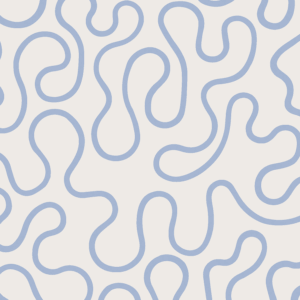 Ondulé Wallpaper in Cornflower
