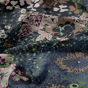 Megaflora Fabric in Dusk Palette