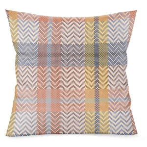 Howard's Plaid Pillow in Cinnamon Palette