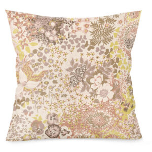 Megaflora Pillow in Butterscotch Palette
