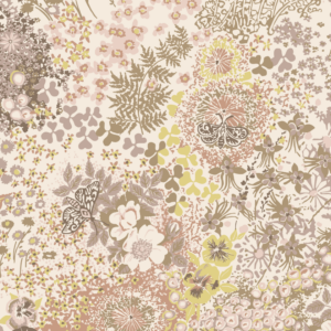 Megaflora Wallpaper in Butterscotch Palette
