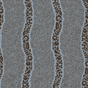 Lombard Stripe Wallpaper in Cocoa Blue
