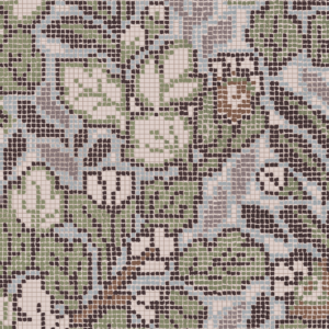 Millefleur Wallpaper in Raisin