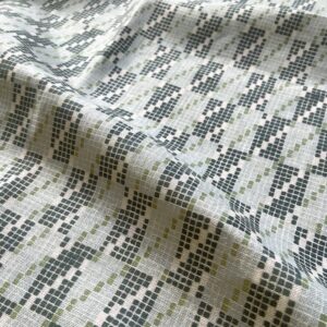 Checker Fabric in Garden