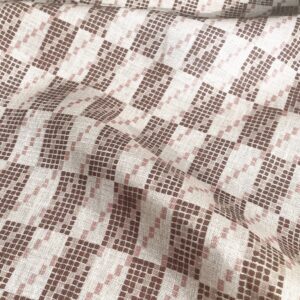 Checker Fabric in Peanut