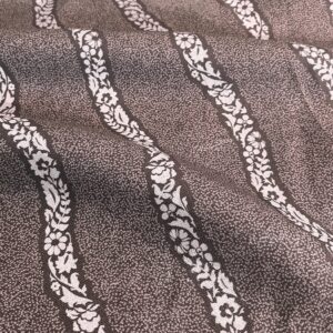 Lombard Stripe Fabric in Cocoa