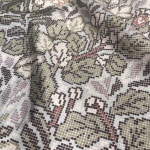 Millefleur Fabric in Raisin